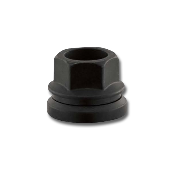 14MM X 2.00 Flange Nut Black 50/Box - Storage